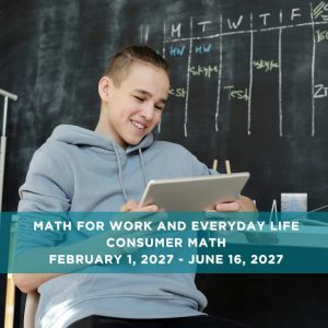 Math for work and everyday life - Consumer Math Online high school math classes for homeschoolers