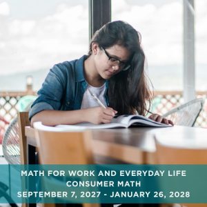Math for Work and Everyday Life - Consumer Math Online high school math classes for homeschoolers